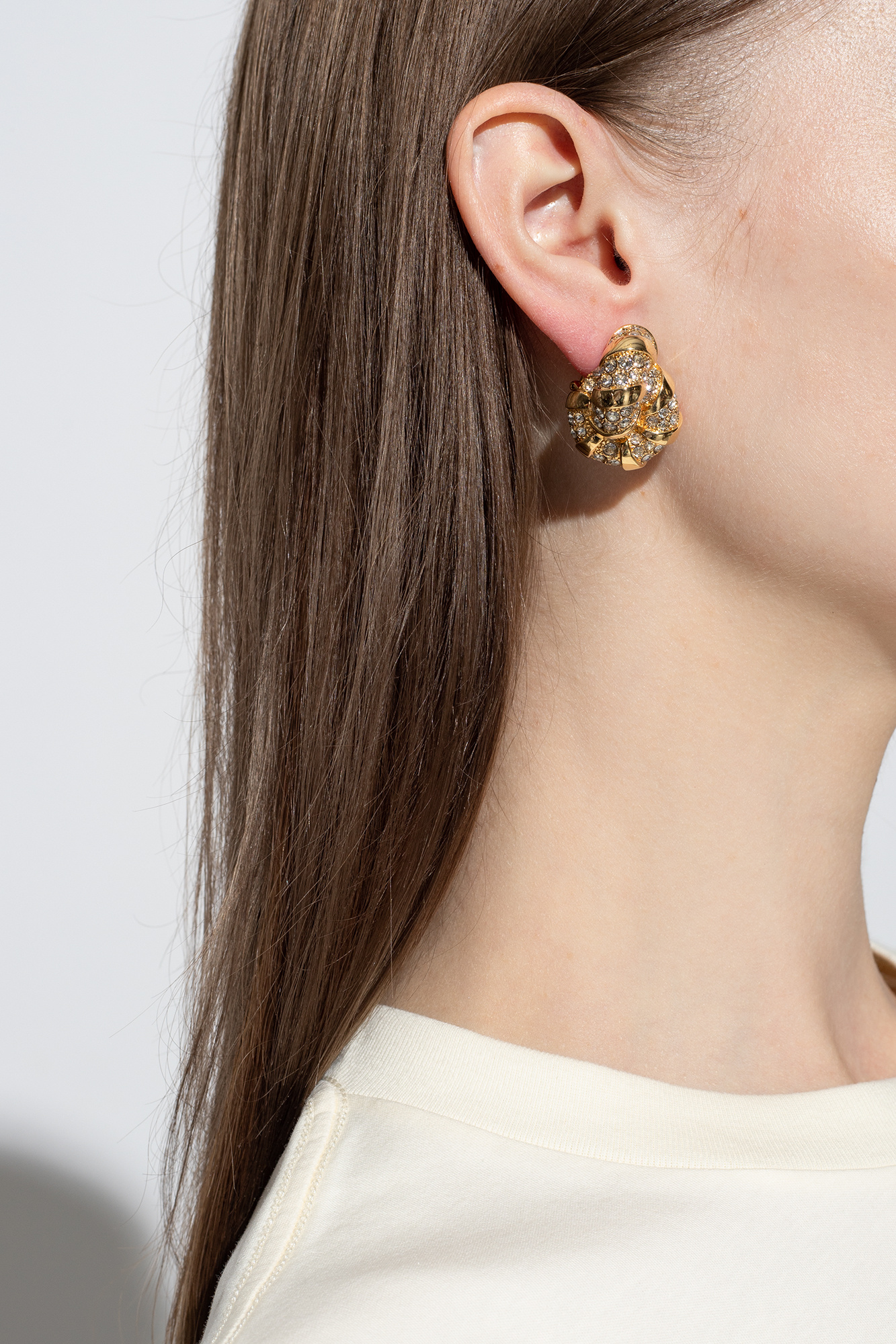 【関税込み】Lanvin ゴールド Melodie ピアス MELODIE EARRINGS GOLD/CRYSTAL | Lanvin